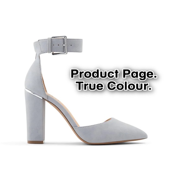 NWT - Call It Spring, Size 8.5 Suede Block Heel, Powder-Blue - Picture 3 of 8